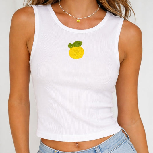 Lemon tank white