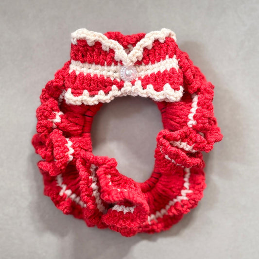 Cherry Bow Scrunchie