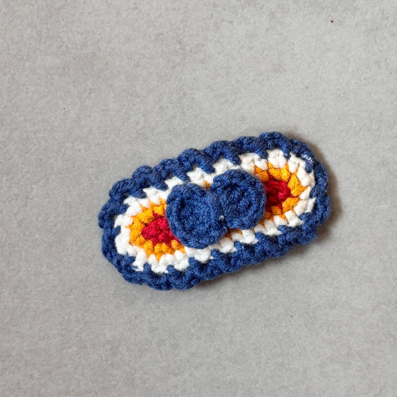 Crochet Bow Hair Clips (Set of 2)