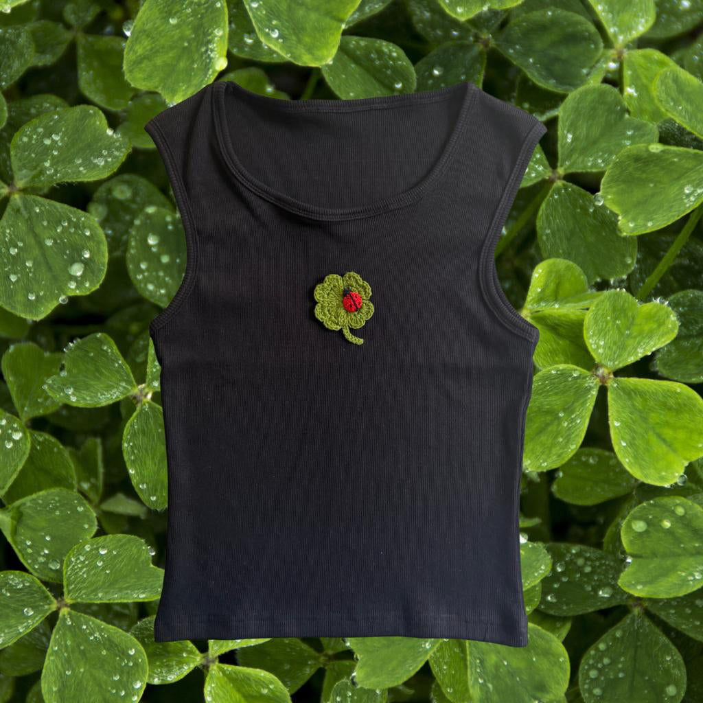Lucky Charm Tank Black