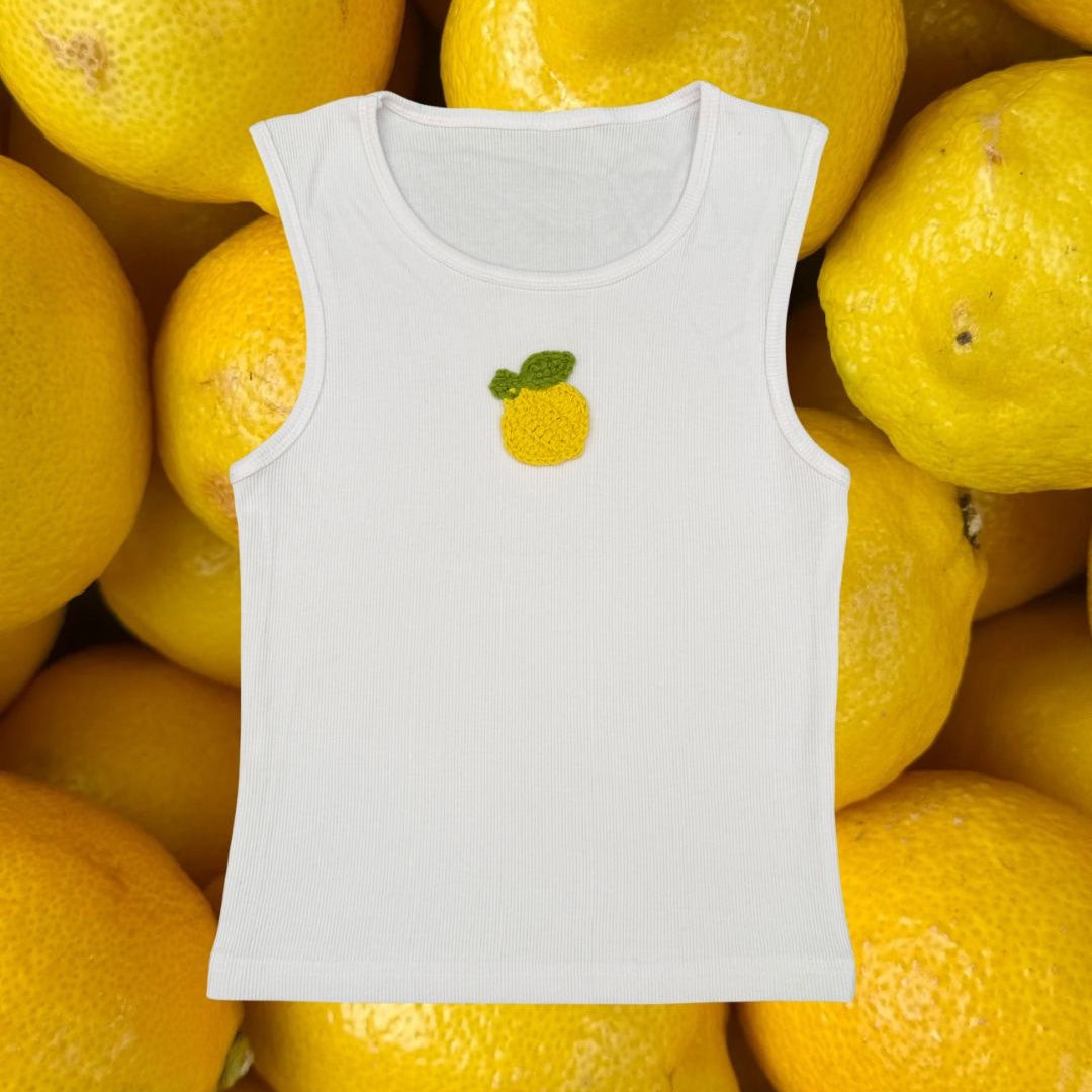 Lemon tank white