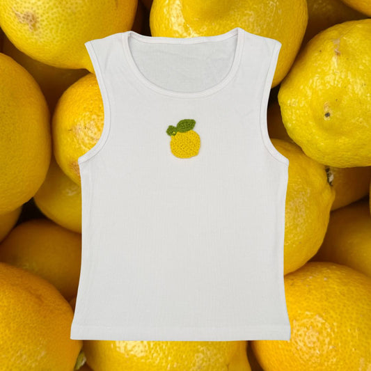 Lemon tank white