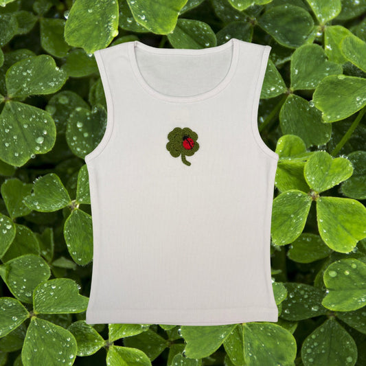 Lucky Charm Tank White